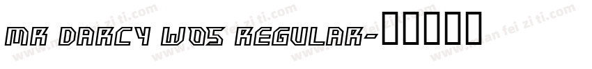mr darcy wO5 regular字体转换